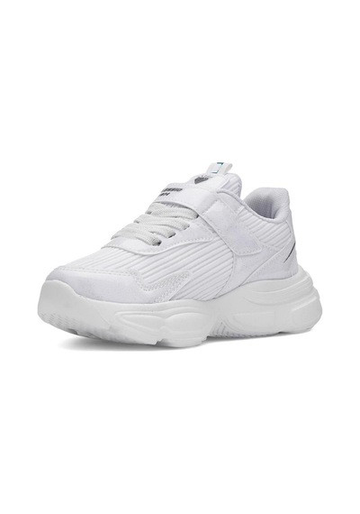 010 Kız Çocuk Okul Öncesi Işıklı Sneaker Beyaz