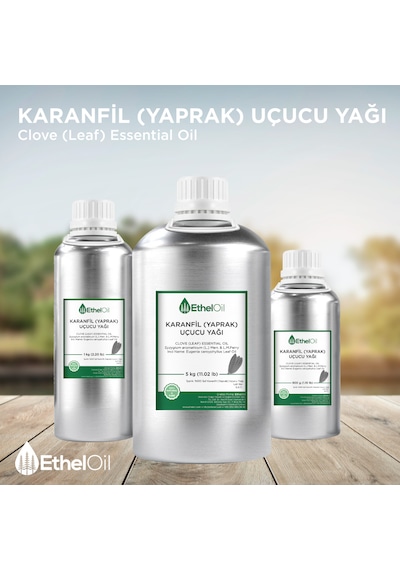 Karanfil Yaprak Uçucu Yağı Clove Leaf Essential Oil - 500 Gr - Saf Ve Doğal Uçucu Yağ 500 G