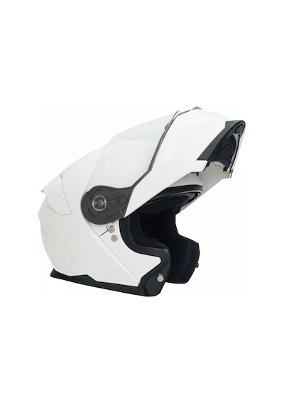 Gp Nero Mks004-Gw Güneş Vizörlü Şeffaf Çene Açılır Motosiklet Kaskı Beyaz