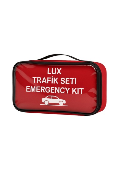 Araç Trafik Seti İlk Yardım Seti Tuvtürk Muayene Uyumlu 1 Kg Yangın Tüpü Çantalı Trafik Set - 874645539
