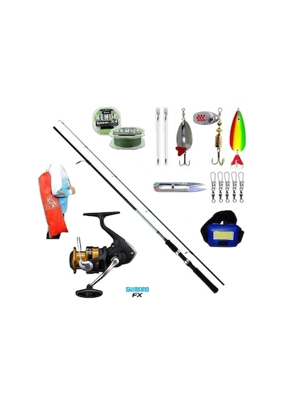 Fx C3000 Daiwa Sweepfire 210cm 10-30gr Turna Spin Olta Takımı Seti
