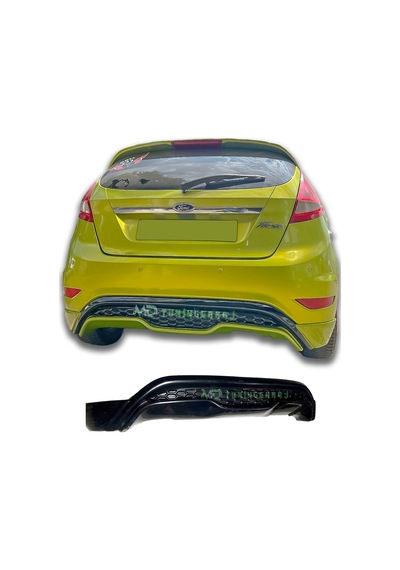 Ford Fiesta 2009-2017 Uyumlu Parlak Siyah Plastik St Difüzör