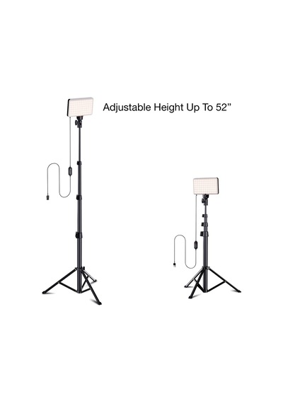 52 İnç Rgb Led Fotoğraf Video Işığı, 77 Rgb Boncuklar, Tüm Alüminyum Tripod, Benzersiz Işık Modları, Sıralı