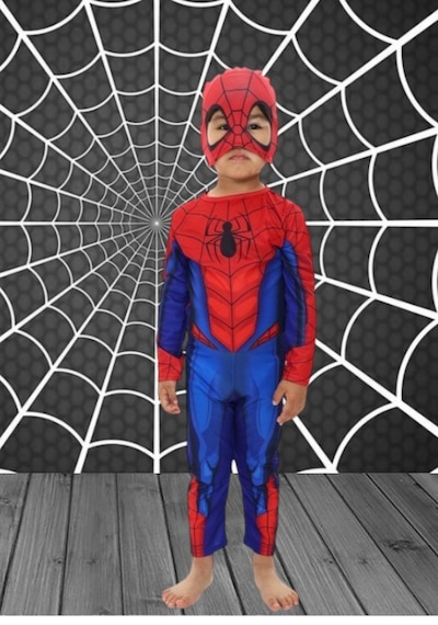 Bebeminyon Örümcek Adam / Spiderman Çocuk Kostümü
