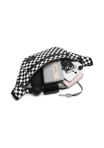 Smart Bags 3087 Su Geçirmez Bel Çantası (Siyah/Beyaz) Siyah