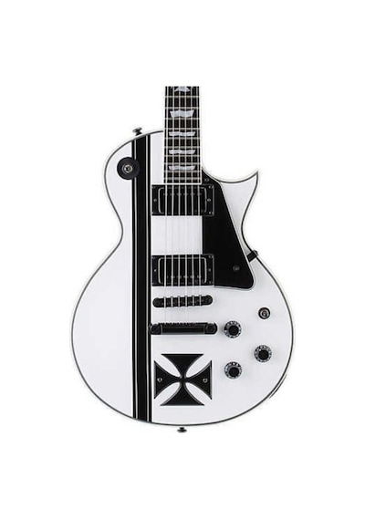 Esp Ltd James Hetfield Signature Iron Cross Snow White Elektro Gitar