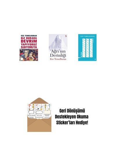 Biz Burada Devrim Yapıyoruz Sinyorita Cep Boy + 'ağrı'nın Derinliği + Kıyı Kitabı + Okuma Sticker'ları
