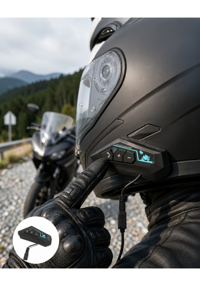 Kask Kulaklığı Bluetooth 5.0 Su Geçirmez Uuczbt22kulaklık1-1