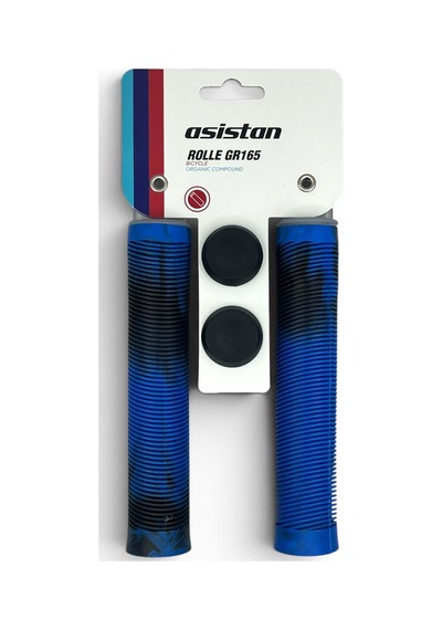 Asistan Gr165 Mtb Bmx Dirt Jump Freeride Elcik Silikon Bisiklet Elcik 165mm Elcik Siyah Mavi