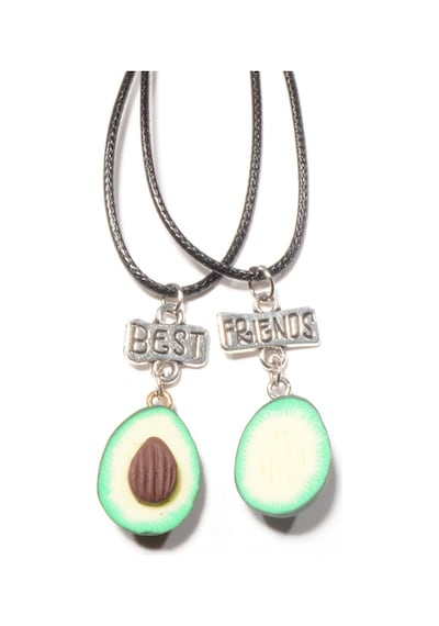 Tedz Collection Ananas Arkadaşlık Kolyesi Siyah