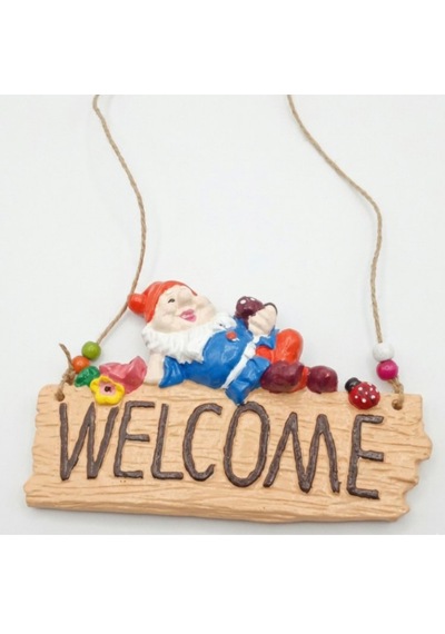Welcome Kapı Süsü Bej 12x19