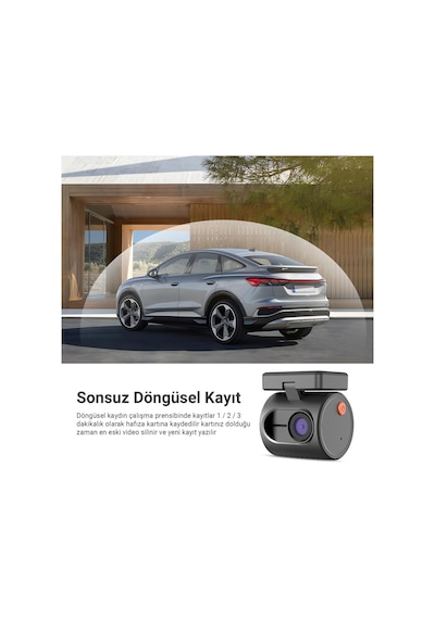 Kawa Mini 3 2k 1296p Wdr 135 Geniş Açı Lens Araç Kamerası