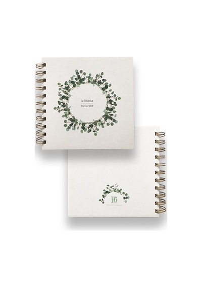Çiçek Desenli Spiralli Defter N11.130