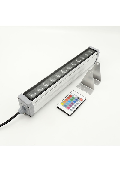 Rgb Led Aydınlatma Wall Washer Duvar Boyama 35 Cm 12w Kumandalı