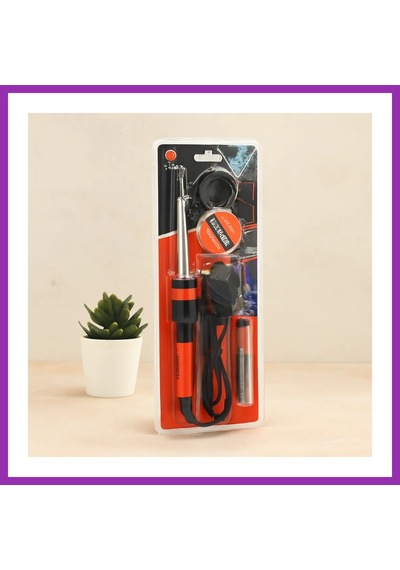 Bezos 60w Kalem Havya Lehim Seti Mini Stand, Lehim Pastası, Lehim Teli Bty