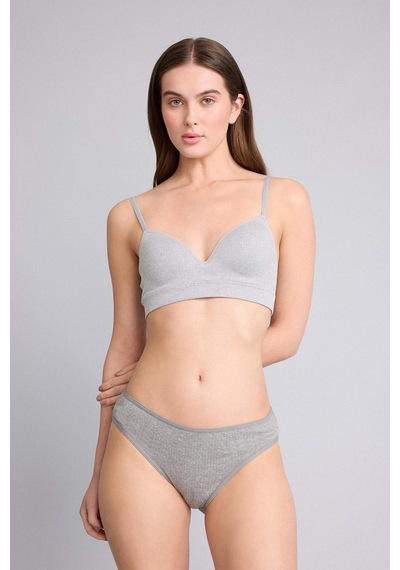 Defacto Ribana 3lü Brief Külot-fall İn Love D6398ax25augr93 Gri-gr93