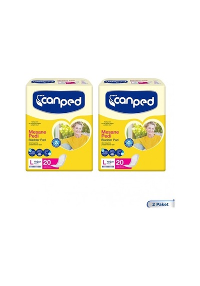 Canped Mesane Pedi Yoğun L Beden 20 Adet X 2 Adett PKT.CANPED.118 L