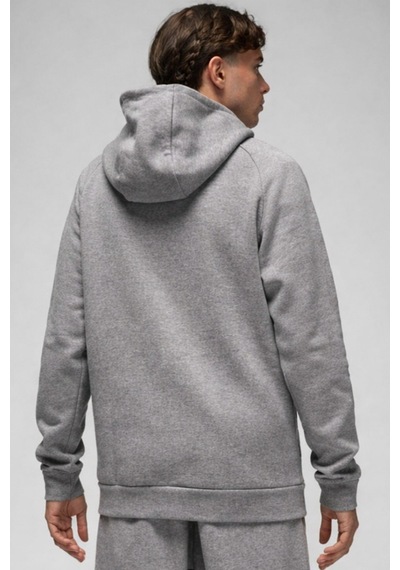 Nike Jordan Core Blank Fleece Po Hoodie Kapüşonlu Erkek Sweatshirt Gri