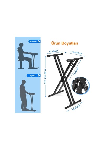 Larkin Ks20x Klavye Org Standı Sehpası