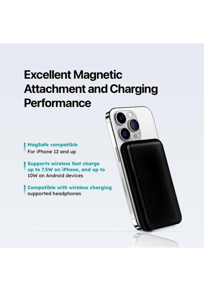 Recharger Pro M 10.000 Mah Magsafe Uyumlu Kablosuz Taşınabilir Şarj Aleti/powerbank