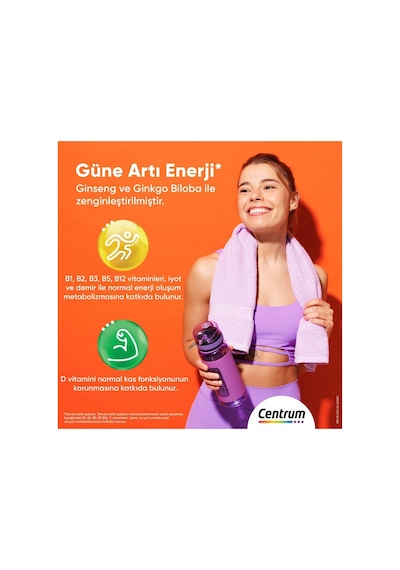 Centrum Energy 30 Tablet 2 Adet