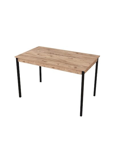 Df01113 Dekoratif Mutfak Masası 120x70 4-6 Kişilik Şık, Modern, Metal Ayaklı Salon Yemek Masası Atlantik Çam Df01113 Dekoratif Mutfak Masası 120x70 4-6 Kişilik Şık, Modern, Metal Ayaklı Salon Yemek Masası Atlantik Çam
