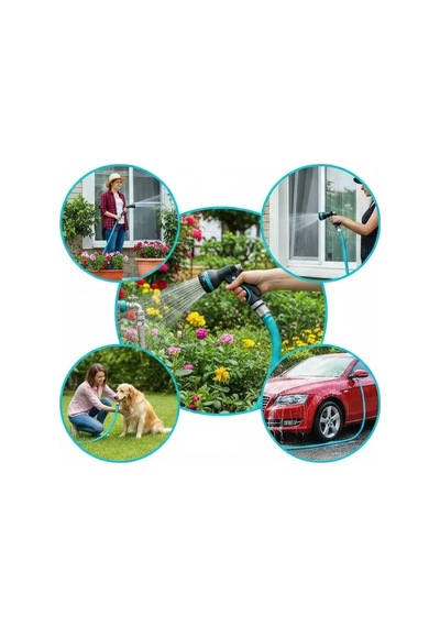 5 Mt Den 25 Mt Uzayabilen Kutulu Sihirli Bahçe Hortumu 50ft Iegıı8l