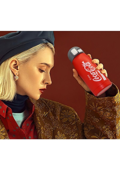 Coca-Cola Ccmdb35 0.35 L Vakumlu Çift Yalıtımlı Paslanmaz Çelik Seyahat Bardağı / Termos