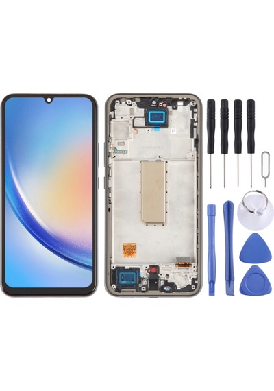 Samsung Galaxy Uyumlu  A34 Oled Lcd Ekran Dokunmatik Full Çıtalı