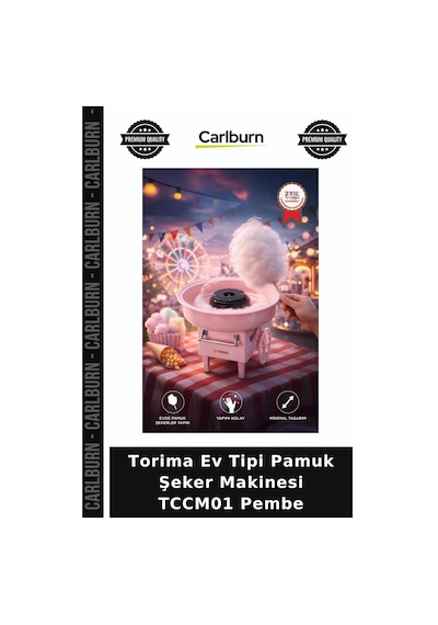 Özel Üretim Torima Ev Tipi Pamuk Şeker Makinesi Tccm01 Pembe Etkinlik Çocuk Sürpriz