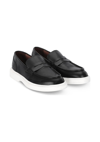 Slazenger York I Erkek Deri Siyah Comfort