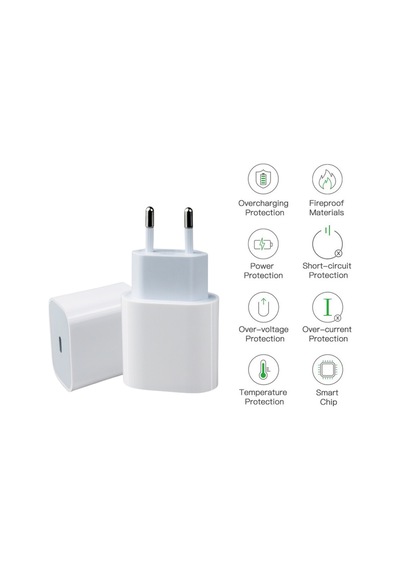 Apple Uyumlu iPad  Pro 11 inç 4.Nesil 20W Usb-C Girişli Hızlı Şarj Adaptörü - İthalatçı Garantili