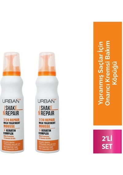 Urban Care Shake N Repair Onarıcı Saç Bakım Köpüğü 2'li Avantajlı