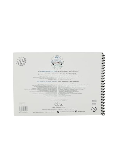 Funny Mat Tükenmez Resim Defteri, 2'li Set & 6'lı Kalem Set -