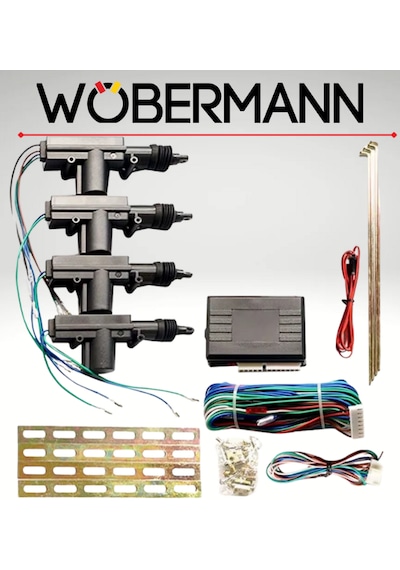 Wöbermann Merkezi Kilit Sistemi 4 Kapı, Sessiz Motor, Evrensel Uyum