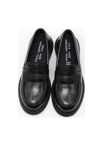 Nesilshoes Nesil Shoes Dvm 2530 Siyah Maskulen Kadın Loafer