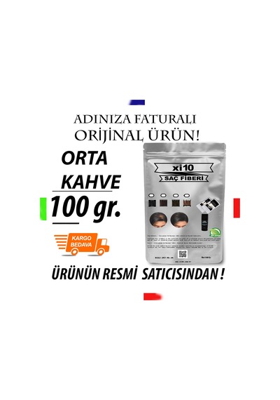 Xi10 100 Gr. Saç Tozu Orta Kahve Topik