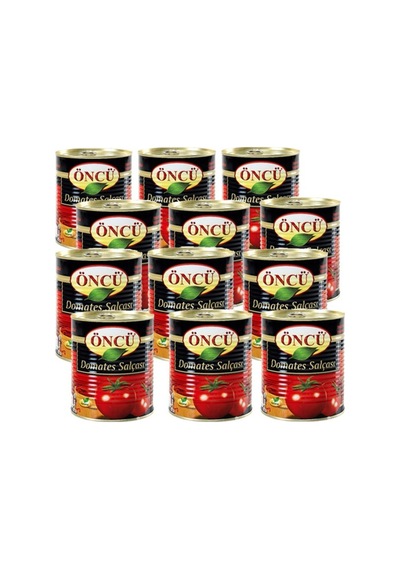Domates Salça Teneke Kutu 830 Gr 12'li Koli Eko Paket