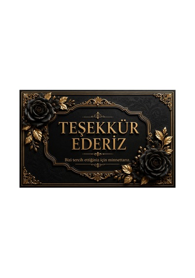 3d Görünümlü Premium Teşekkür Kartları Seti Zarif Çiçek Ve Altın Detaylı Tasarımlar