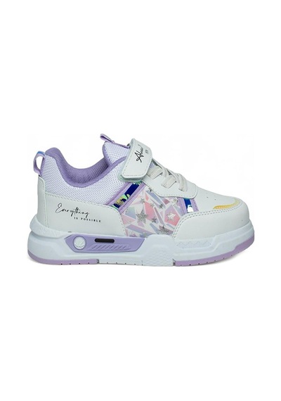 Celira Als Beyaz Lila Cilt Kız Çocuk Sneaker Spor Ayakkabı Beyaz Lila