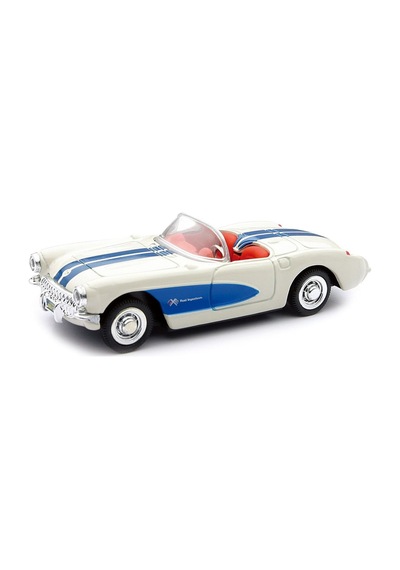 1:43 Ölçekli Lisanslı Metal Retro Amerikan Arabaları - 1957 Chevrolet Corvette - 10 Cm