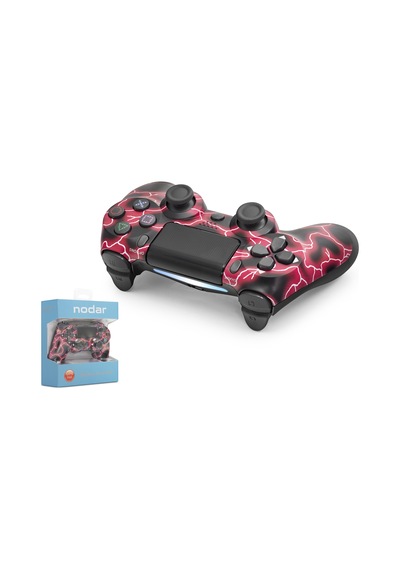 Nodar Nd400p Ps4 Uyumlu Kablosuz Gamepad Oyun Kolu - Kırmızı Siyah