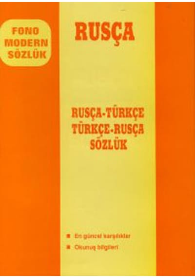Modern Sözlük (Rusça/Türkçe - Türkçe/Rusça)- Fono Yayınları