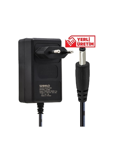 Weko 7.8volt 3amper 3.5x1.35 Uçlu Plastik Yazar Kasa Adaptörü