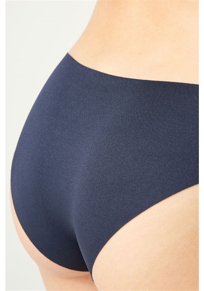 Cottonhill Basic İz Yapmayan Lazer Kesim Kadın Bikini Külot 3'lü Paket - 5 Çok Renkli 4 Çok Renkli