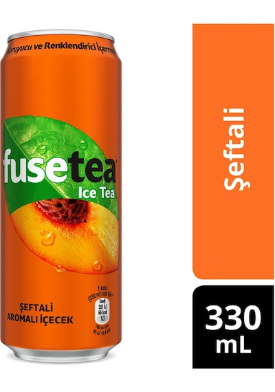 Fuse Tea Şeftali Aromalı Soğuk Çay 330 Ml X 12 Adet