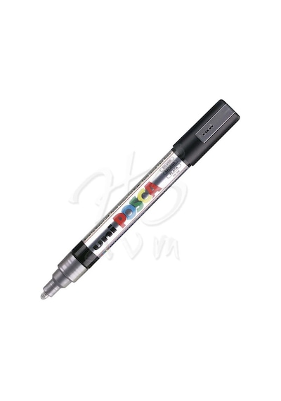 Uni Posca Marker Pc-5M 1.8-2.5 Mm Silver