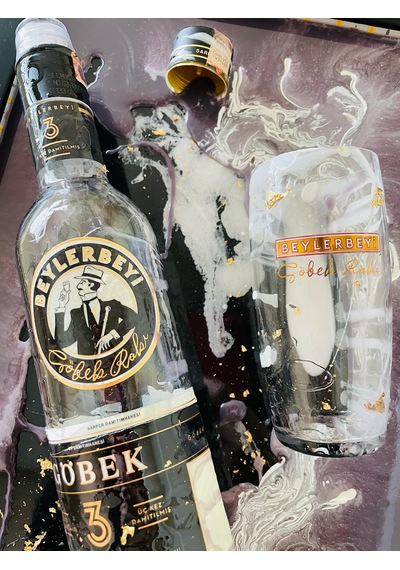 Led Işıklı Epoksi Tablo Beylerbeyi Rakı Şık Tasarım