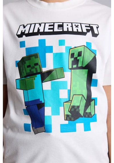 Defacto Mınecraft Tişört Şort 2'li Takım Erkek Çocuk G6685A826SM