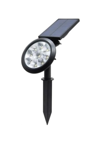18w Güneş Enerjili Bahçe Armatürü 9 Led 3200k Günışığı, Ip65 Su Geçirmez Solar Spot Lamba, 200 Lümen, K Genel